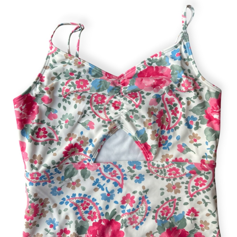 Abercrombie Kids Floral One Piece Swimsuit Size 15/16 - Picture 3 of 7